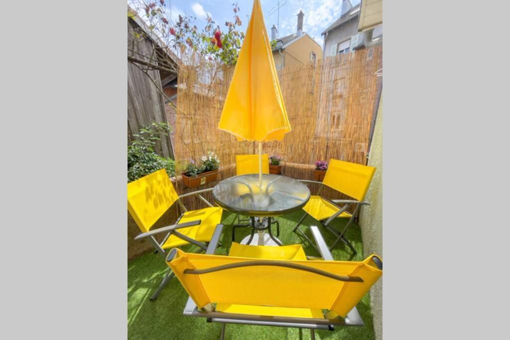 Maisonnette Le Faubourg - Centre Ville, Terrasse Et Netflix Belfort Kültér fotó