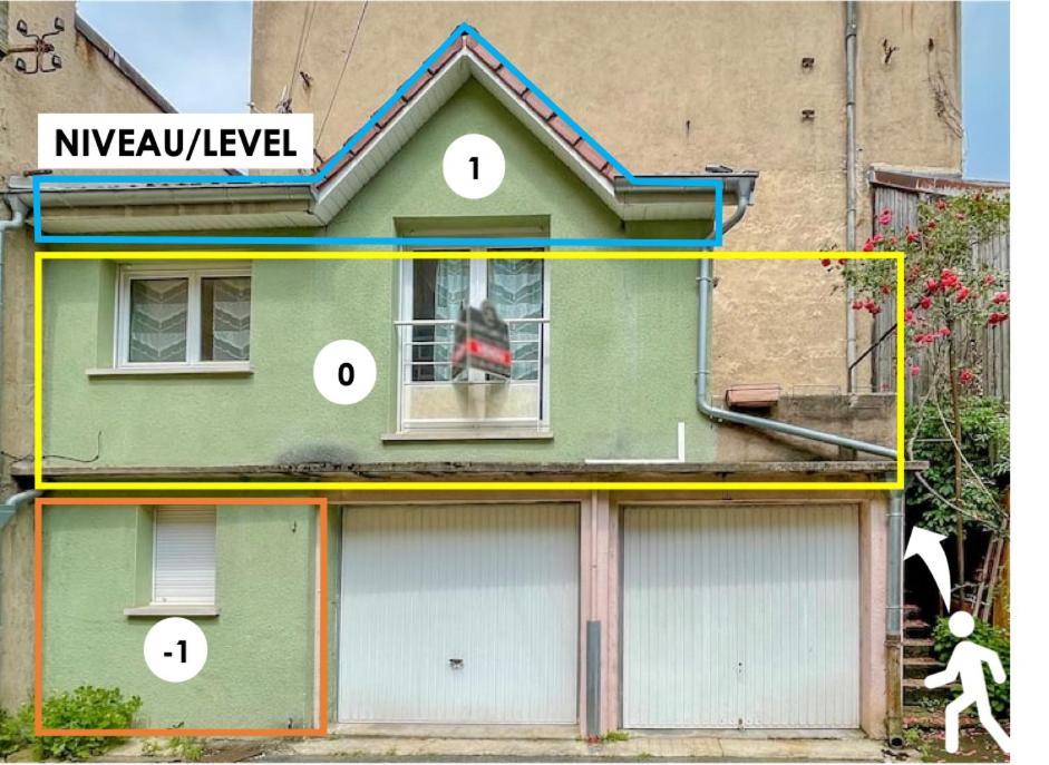 Maisonnette Le Faubourg - Centre Ville, Terrasse Et Netflix Belfort Kültér fotó